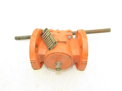 Xomox Tufline 9RB710L1 2" Flanged Sleeve Plug Valve PFA Lined 200psi