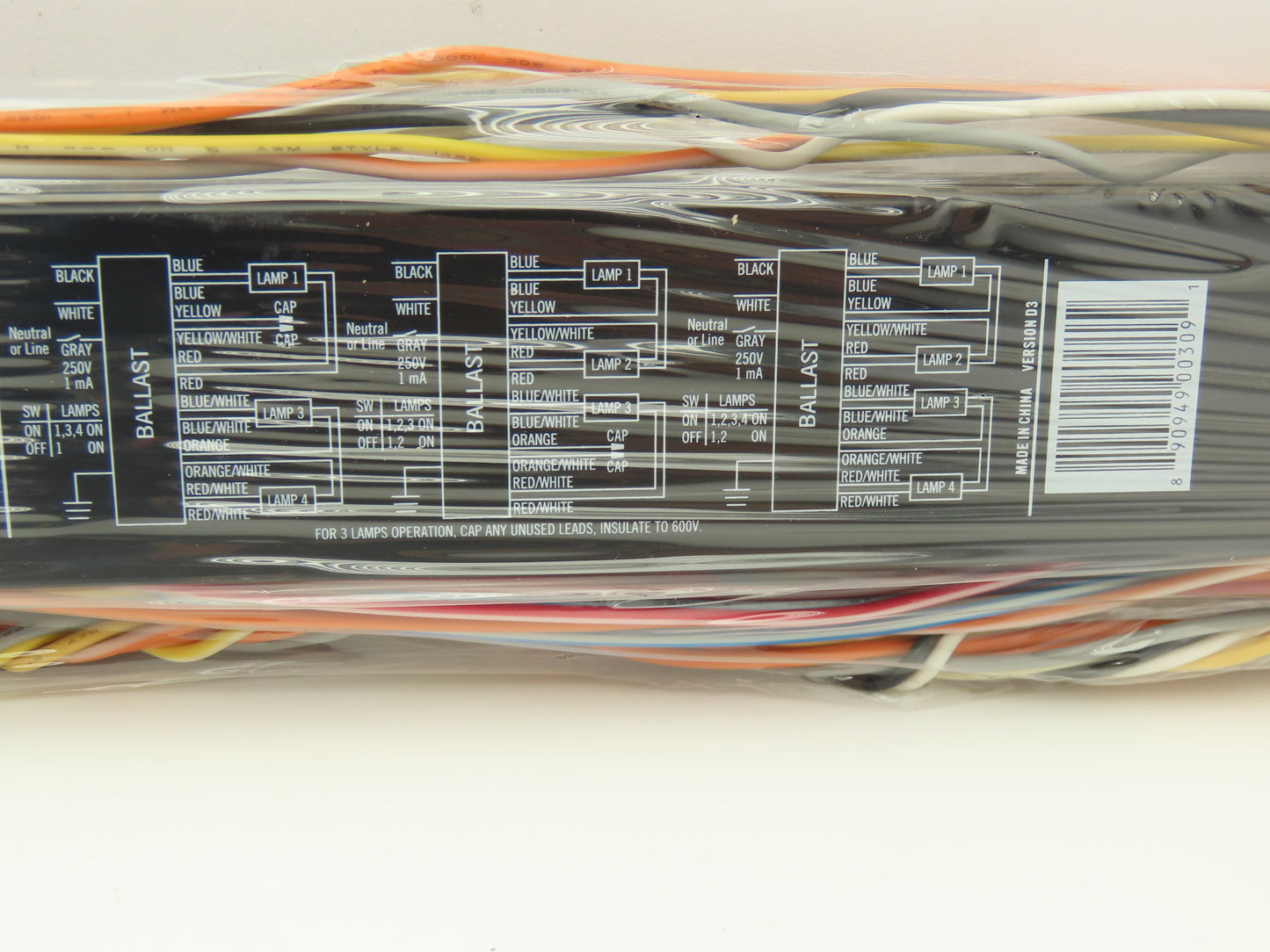 Keystone KTEB-454HO-UV-PS Electronic Fluorescent Ballast 4-Lamp 54 Watt Lot of 2