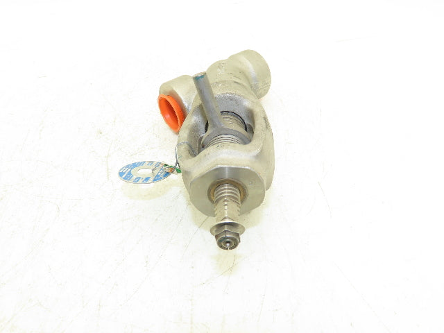 Conval Clampseal 13G2Q Globe Valve Y-Pattern Stop 1" Socket Weld 1500psi