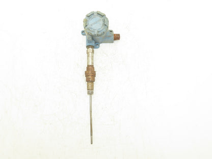 Rosemount 644HAE5J6F6XA Thermocouple Temperature Sensor 6" Probe 1/2" NPT