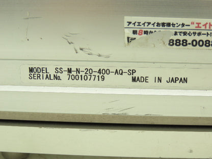 IAI Linear Screw Actuator 10mm Lead 400mm Stroke 200vac Servo Motor