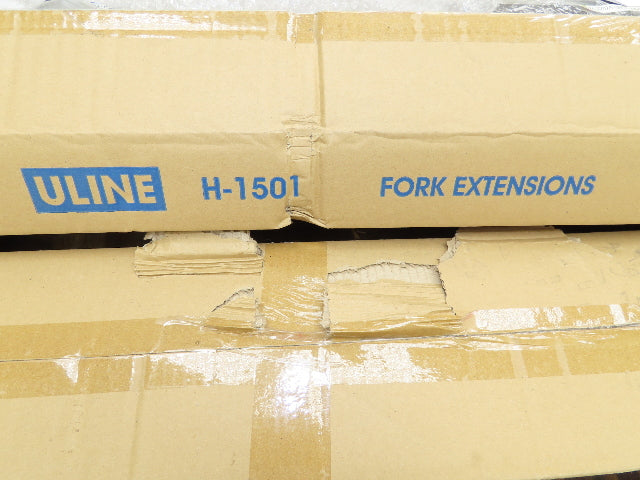 Uline H-1501 Fork Extension Forklift 60" Forks 4" Wide