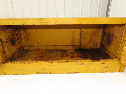 Justrite 25801 Yellow Flammable Safety Cabinet 12-1/2 Gallon Liquid Piggyback