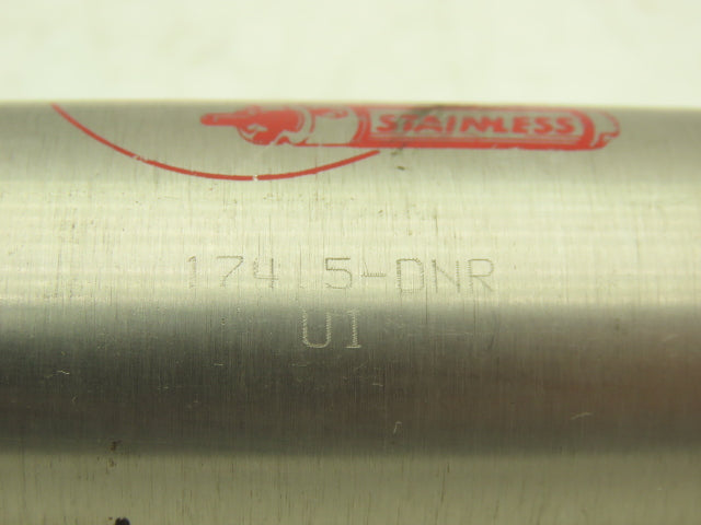 SMC 174.5-DNR Pneumatic Air Cylinder 1.5" Bore 4.5" Stroke Non-Rotating Hex Rod