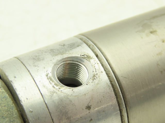 SMC 174.5-DNR Pneumatic Air Cylinder 1.5" Bore 4.5" Stroke Non-Rotating Hex Rod