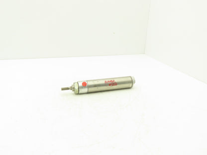 SMC 174.5-DNR Pneumatic Air Cylinder 1.5" Bore 4.5" Stroke Non-Rotating Hex Rod