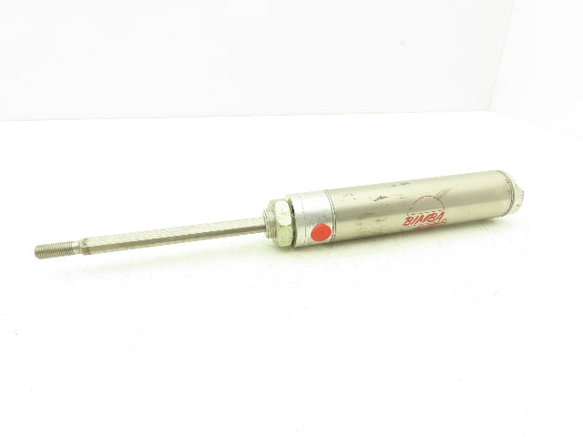 SMC 174.5-DNR Pneumatic Air Cylinder 1.5" Bore 4.5" Stroke Non-Rotating Hex Rod