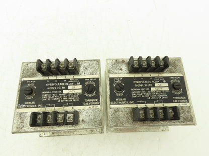 Wilmar Electronics 301TD-5X 3 Phase Overcurrent Relay 100-125% 240V Lot of 2