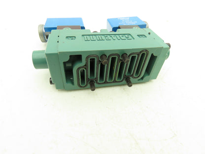 Numatics I12BB600V000061 Pneumatic Double Solenoid Valve 24VDC 120psi