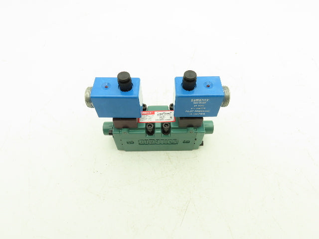 Numatics I12BB600V000061 Pneumatic Double Solenoid Valve 24VDC 120psi