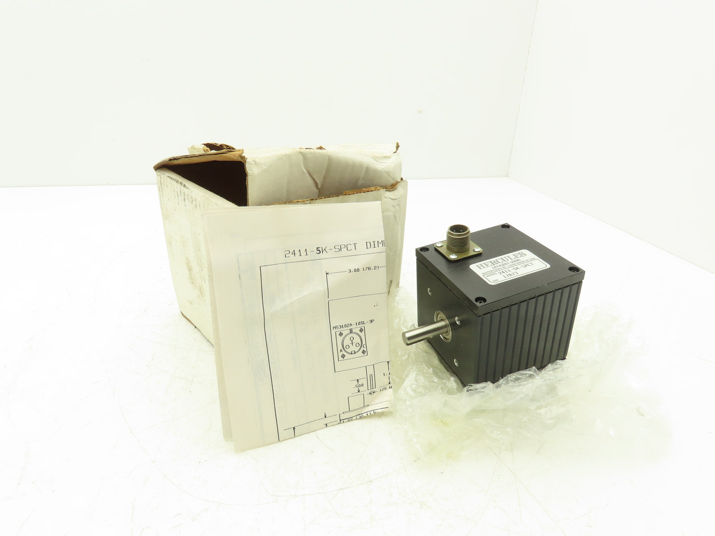 Hercules 2411-5K-SPCT Rotary Encoder 3/8" Shaft