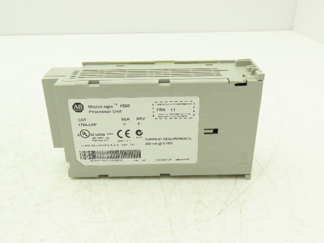 Allen Bradley 1764-LRP MicroLogix 1500 Processor Unit Ser C Rev F FRN 11
