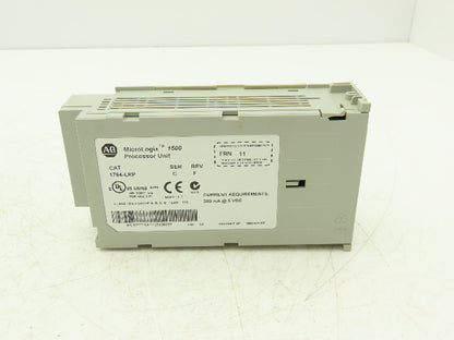 Allen Bradley 1764-LRP MicroLogix 1500 Processor Unit Ser C Rev F FRN 11