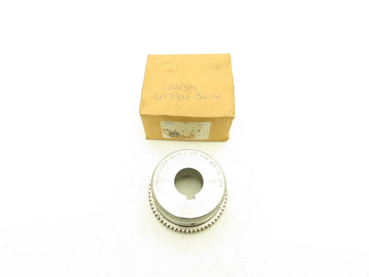 Lovejoy Sier-Bath C 2.5 HUB 1-1/2 Gear Coupling Flex Hub 1.5" Bore 69790406136