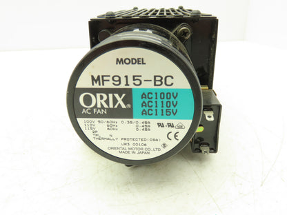 Orix MF915-BC Cross Flow AC Fan 115V Squirrel Cage 2-1/2" x 6"
