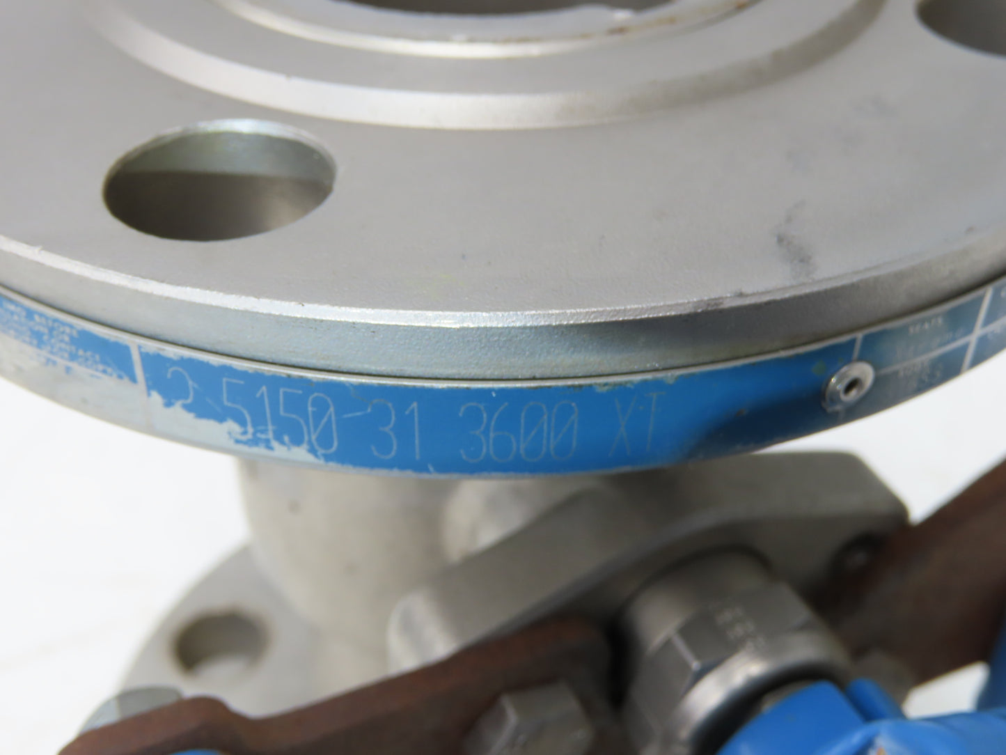 Jamesbury 2" 5150 316SS Ball Valve Flanged w/Pneumatic Actuator & Positioner