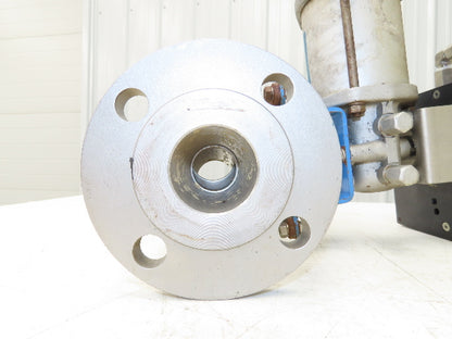 Jamesbury 2" 5150 316SS Ball Valve Flanged w/Pneumatic Actuator & Positioner
