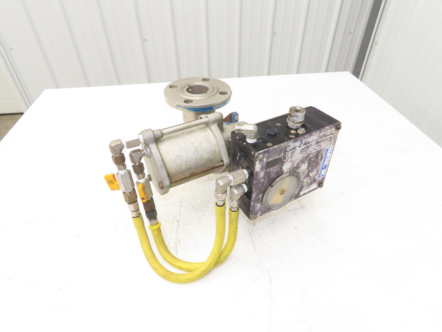 Jamesbury 2" 5150 316SS Ball Valve Flanged w/Pneumatic Actuator & Positioner