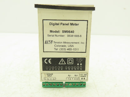 TMI SM9640A Tension Measurement Digital Panel Meter 100-240VAC