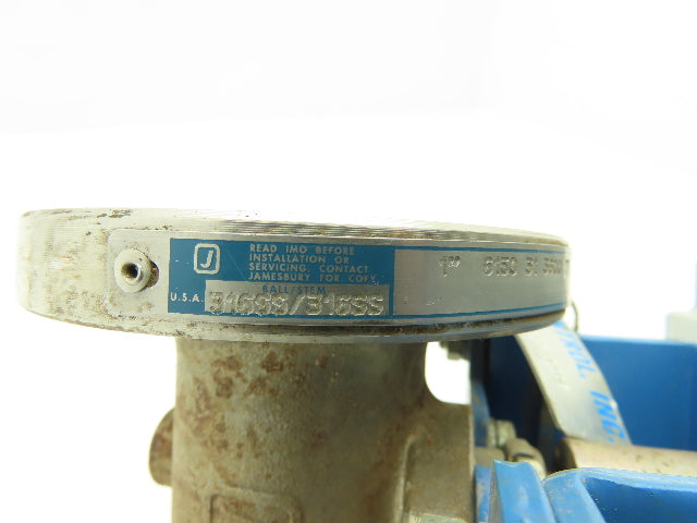 Jamesbury 1" 6150 316SS Ball Valve Flanged w/Pneumatic Actuator VPVL200 SR4/5 B