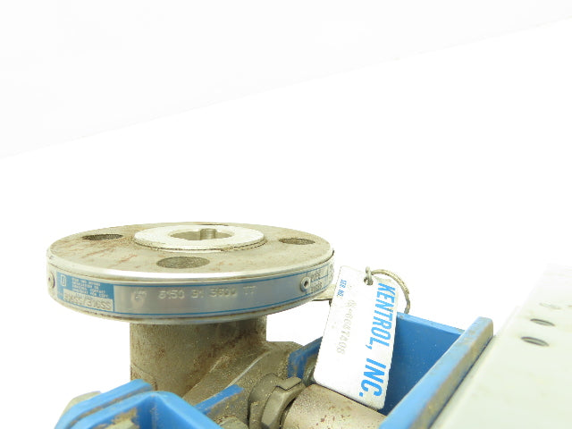 Jamesbury 1" 6150 316SS Ball Valve Flanged w/Pneumatic Actuator VPVL200 SR4/5 B