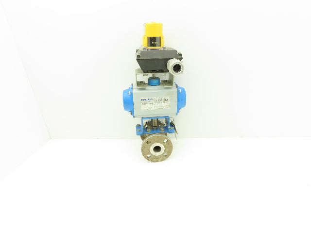 Jamesbury 1" 6150 316SS Ball Valve Flanged w/Pneumatic Actuator VPVL200 SR4/5 B