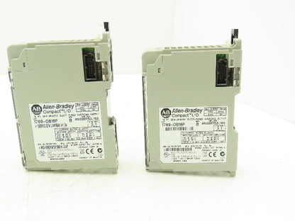 Allen Bradley 1769-OB16P MicroLogix Compact I/O Sourcing Output 16 Pt Lot of 2
