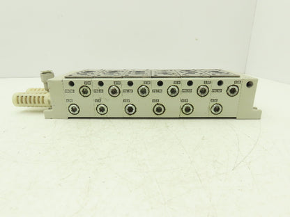 SMC VV712 Pneumatic Air Solenoid Manifold 6 Station Block PB12 Type