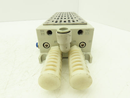 SMC VV712 Pneumatic Air Solenoid Manifold 6 Station Block PB12 Type