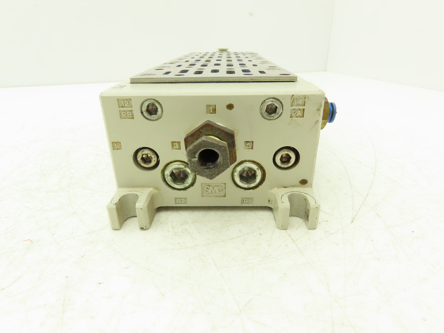 SMC VV712 Pneumatic Air Solenoid Manifold 6 Station Block PB12 Type