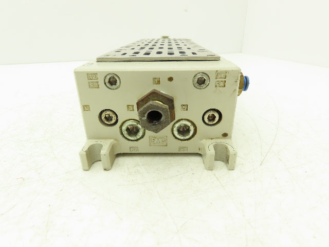SMC VV712 Pneumatic Air Solenoid Manifold 6 Station Block PB12 Type