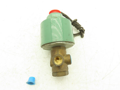 Asco Redhat JV-204-853-5 Solenoid Valve 3-Way 300 PSI 1/4" NPT NC 120V