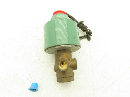 Asco Redhat JV-204-853-5 Solenoid Valve 3-Way 300 PSI 1/4" NPT NC 120V