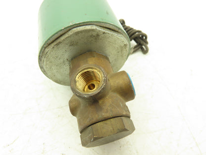 Asco Redhat JV-204-853-5 Solenoid Valve 3-Way 300 PSI 1/4" NPT NC 120V