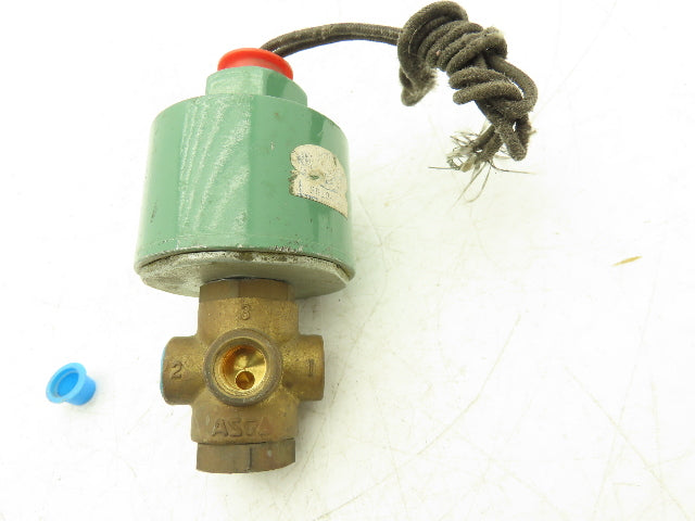 Asco Redhat JV-204-853-5 Solenoid Valve 3-Way 300 PSI 1/4" NPT NC 120V