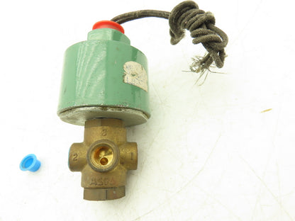 Asco Redhat JV-204-853-5 Solenoid Valve 3-Way 300 PSI 1/4" NPT NC 120V