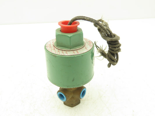 Asco Redhat JV-204-853-5 Solenoid Valve 3-Way 300 PSI 1/4" NPT NC 120V