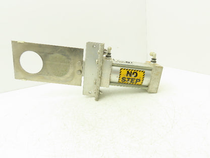Vortex DAC30AD Pneumatic Air Cylinder 3" Bore 3.5" Stroke 250psi W/Gate Valve