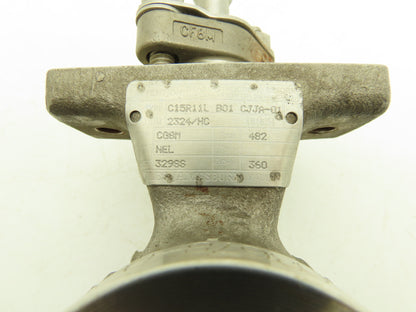 Jamesbury C15R11L B01 CJJA-01  1" Segmented Ball Valve CG8M Stainless
