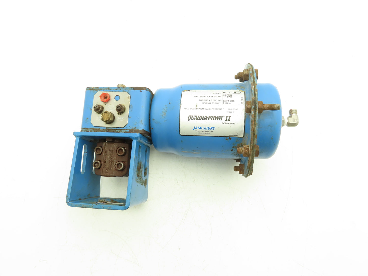 Neles-Jamesbury QP1C/M Quadra-Powr II Pneumatic Valve Actuator 60psi 25Ft-lbs