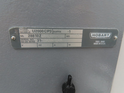 Hobart UWS-1RL Ultima Auto Wrapper Food Packager Labeler Weigher Scales