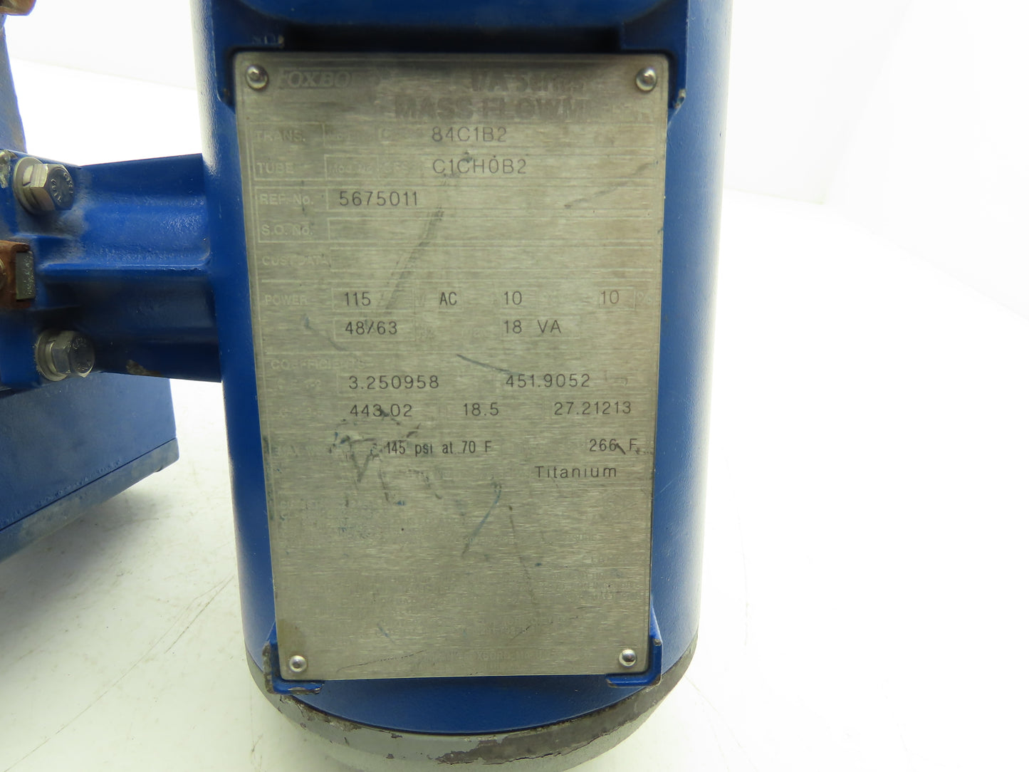 Foxboro CFT30-84C1B2 Mass Flowmeter 145psi 115V I/A Series