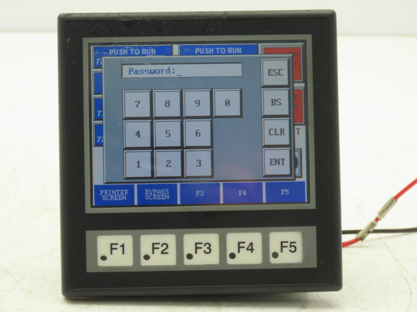 Automation Direct EA1-T4CL HMI Touch Screen Panel 4" C-More 12-24V Missing Clip