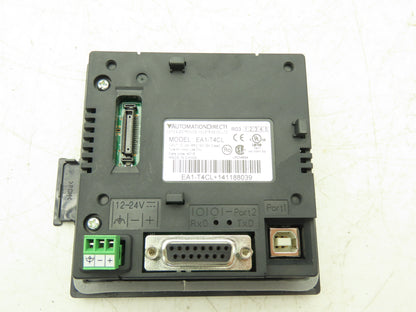 Automation Direct EA1-T4CL HMI Touch Screen Panel 4" C-More 12-24V Missing Clip