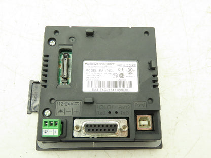Automation Direct EA1-T4CL HMI Touch Screen Panel 4" C-More 12-24V Missing Clip