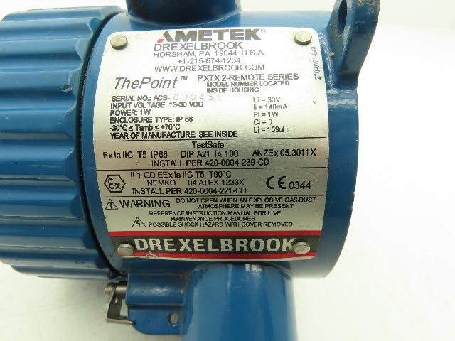Ametek PXTX 2-Remote Series Level Transmitter PMTO-21NN-NN