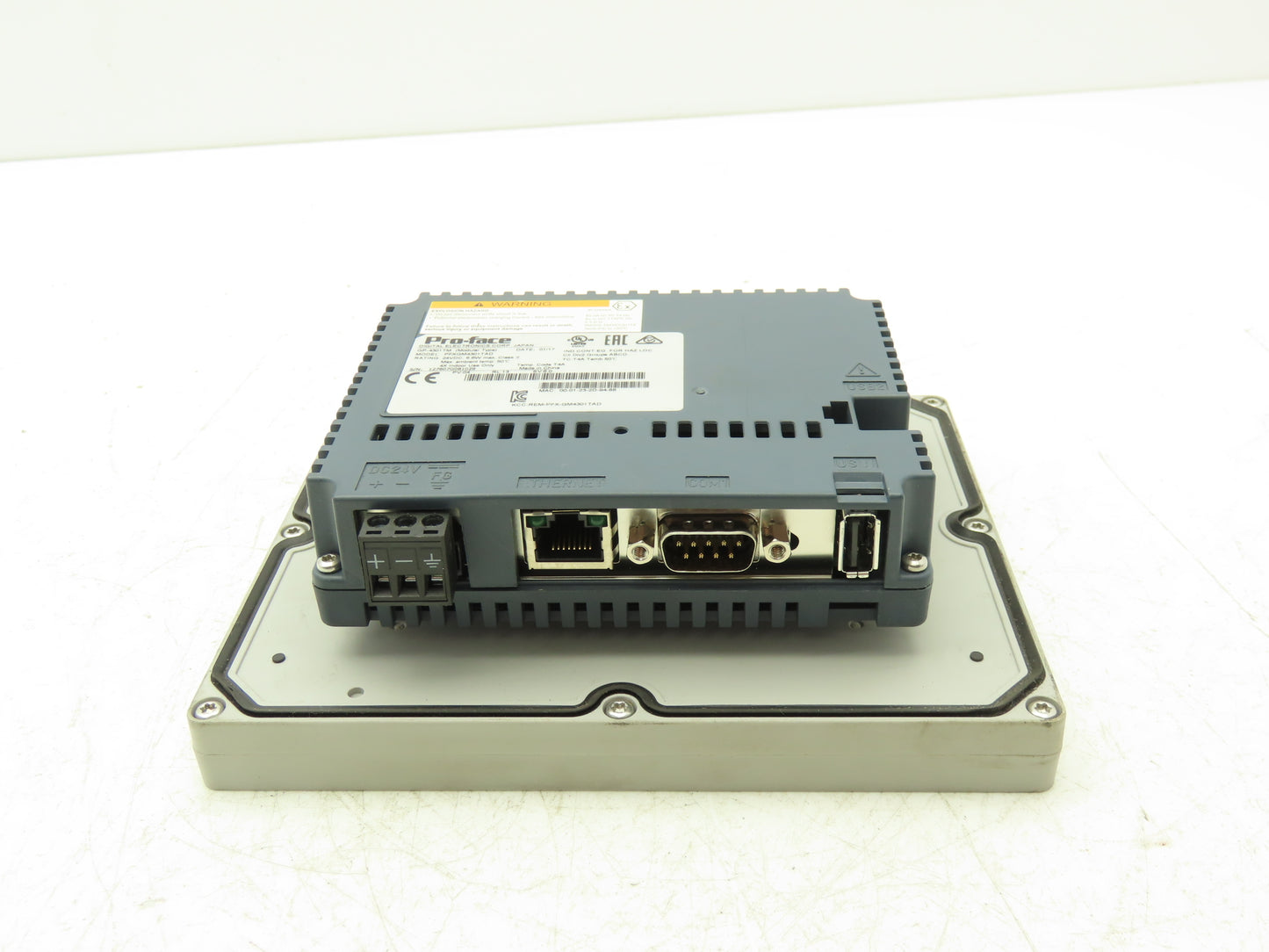 Pro-face PFXGM4301TAD HMI Color Touch Screen Panel Cracked Plastic Read Desc.