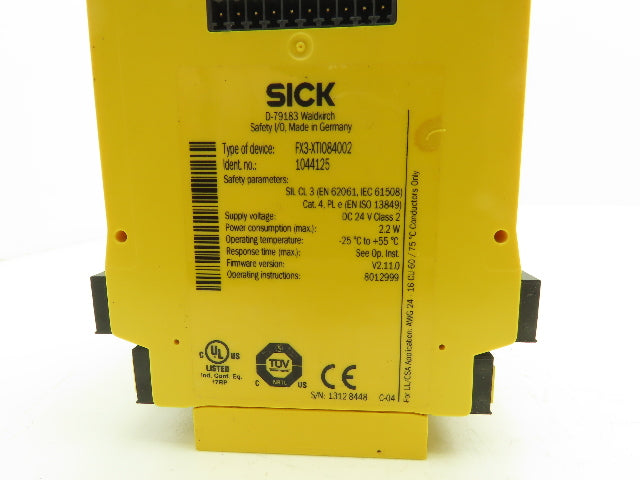 Sick Flexi soft CPU with XTIO Modules and Safety Relay Mixed Lot of 5