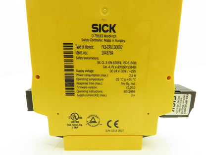 Sick Flexi soft CPU with XTIO Modules and Safety Relay Mixed Lot of 5