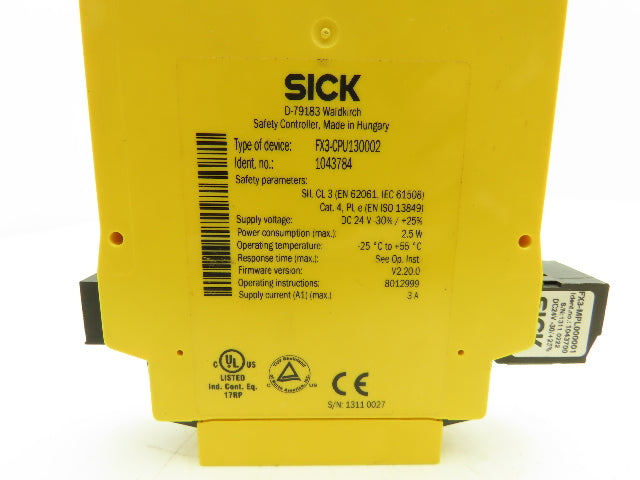 Sick Flexi soft CPU with XTIO Modules and Safety Relay Mixed Lot of 5